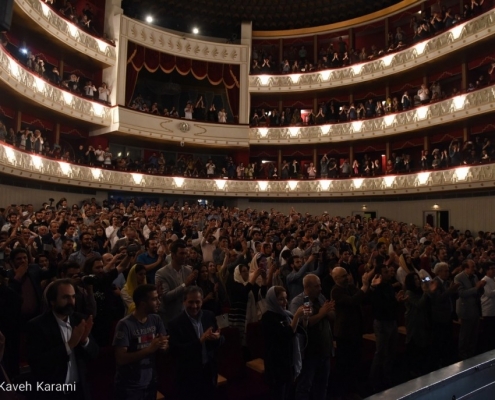 Iranman Unveiling Album in Tehran